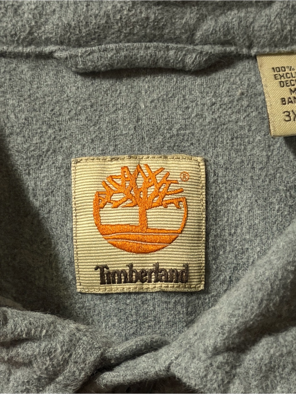 Timberland Classic Gray Thick Flannel Size 3XL - Picture 11 of 13
